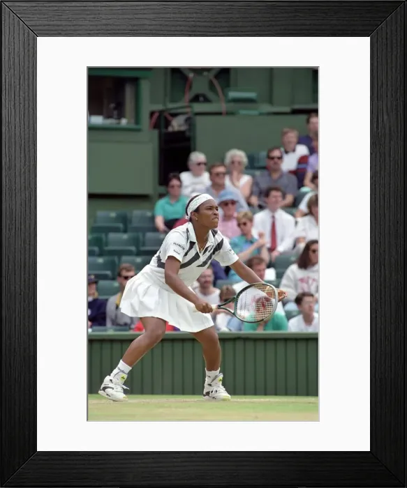 Framed Print : Wimbledon Tennis. Zina Garrison v. Steffi Graf. July 1991 91-4197-173 Framed Print : Wimbledon Tennis. Zina Garrison v. Steffi Graf. July 1991 91-4197-173