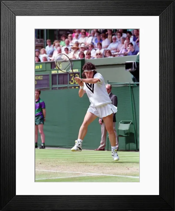 Framed Print : Wimbledon Tennis. Miss A. Sanchez Vicario. July 1991 91-4196-135 Framed Print : Wimbledon Tennis. Miss A. Sanchez Vicario. July 1991 91-4196-135