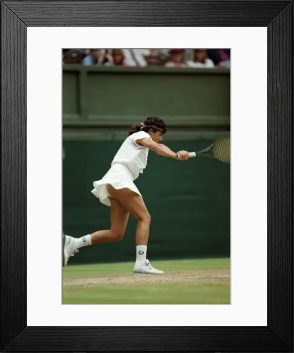 Framed Print : Wimbledon Tennis. J. Capriati. July 1991 91-4196-006