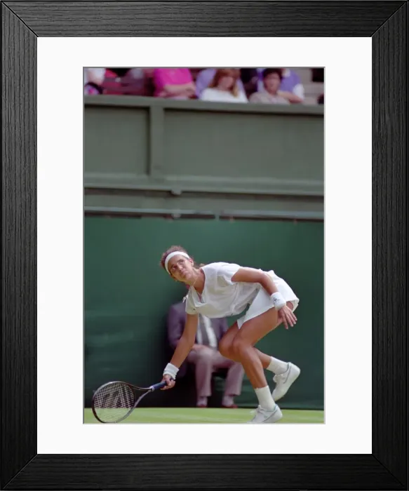 Framed Print : Wimbledon Tennis. A. Sanchez Vicario v. Fernandez. July 1991 91-4196-060 Framed Print : Wimbledon Tennis. A. Sanchez Vicario v. Fernandez. July 1991 91-4196-060