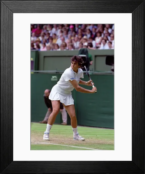 Framed Print : Wimbledon Tennis. J. Capriati. July 1991 91-4196-024 Framed Print : Wimbledon Tennis. J. Capriati. July 1991 91-4196-024