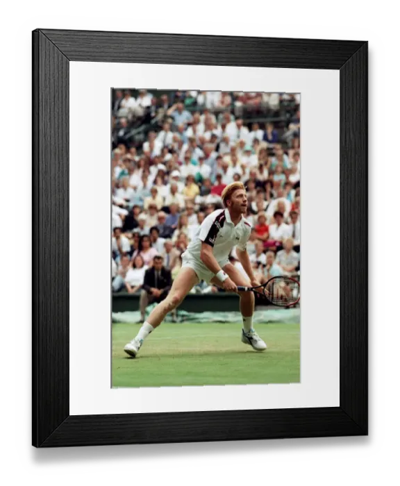 Framed Print : Wimbledon Tennis. Boris Becker. July 1991 91-4178-126 Framed Print : Wimbledon Tennis. Boris Becker. July 1991 91-4178-126