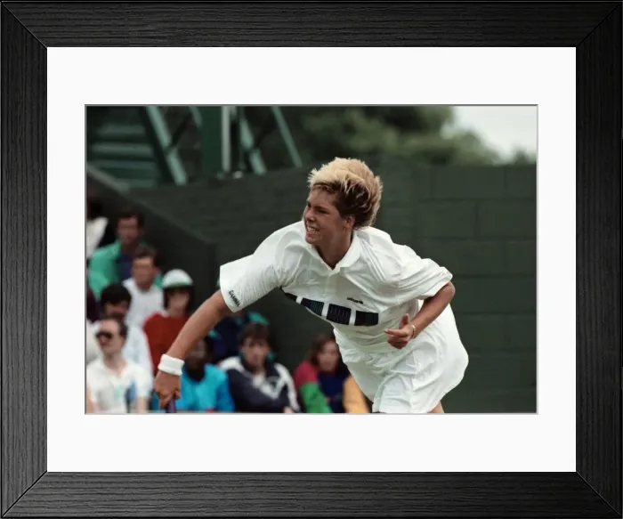 Framed Print : Wimbledon Tennis. Brenda Schultz v. Jennifer Capriati. July 1991 91-4184-001 Framed Print : Wimbledon Tennis. Brenda Schultz v. Jennifer Capriati. July 1991 91-4184-001