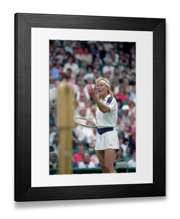 Framed Print : Wimbledon Tennis. Navratilova. July 1991 91-4197-228 Framed Print : Wimbledon Tennis. Navratilova. July 1991 91-4197-228