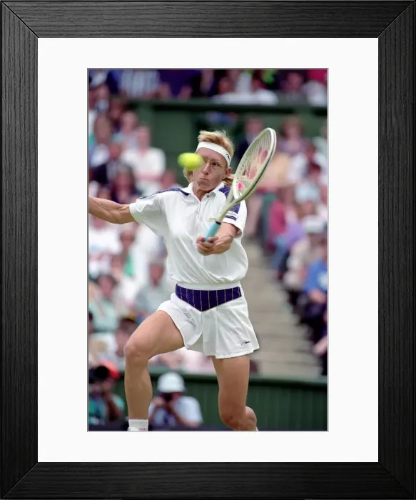 Framed Print : Wimbledon Tennis. Navratilova. July 1991 91-4197-239 Framed Print : Wimbledon Tennis. Navratilova. July 1991 91-4197-239