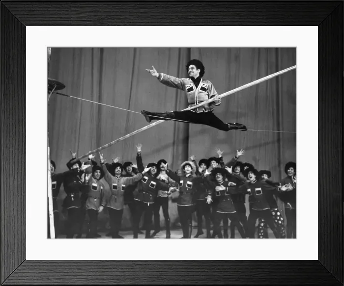 Framed Print : The Dagfstan Dance Company make their first appearance at the Royal Albert Hall in London