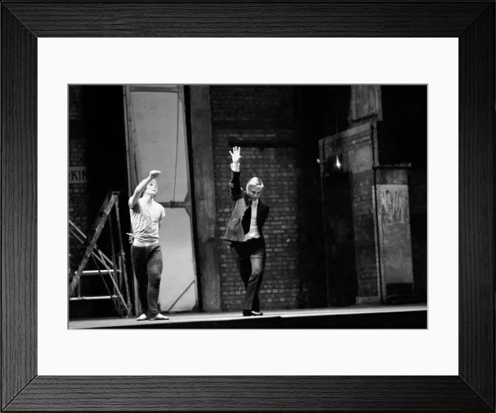 Framed Print : Entertainment dance. The Dutch National Ballet is giving it Framed Print : Entertainment dance. The Dutch National Ballet is giving it