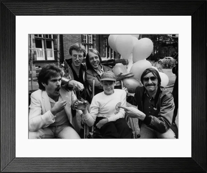 Framed Print : Disabled youngster Steven Graham officially launching Radio Lollipop at the Fleiming Framed Print : Disabled youngster Steven Graham officially launching Radio Lollipop at the Fleiming