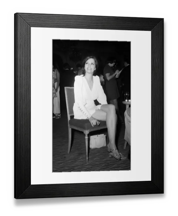 Framed Print : Reception for Steve McQueen star of Bullitt at the savoy hotel at which Christine Keeler Framed Print : Reception for Steve McQueen star of Bullitt at the savoy hotel at which Christine Keeler