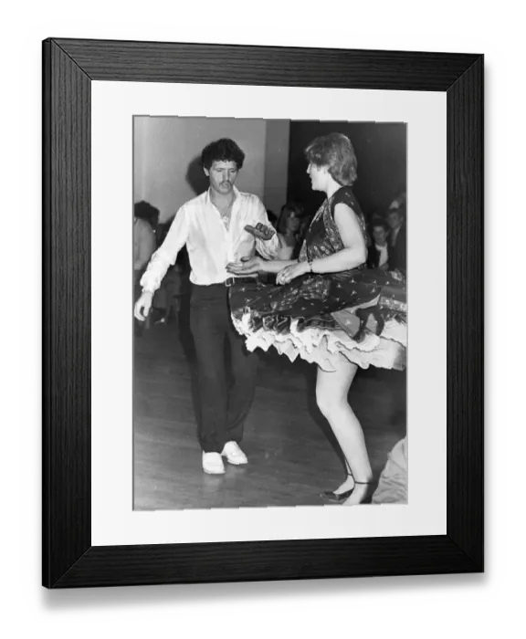 Framed Print : A couple enjoying rock n roll dancing - Jiving Framed Print : A couple enjoying rock n roll dancing - Jiving