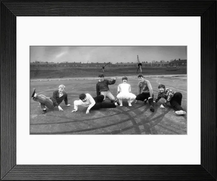 Framed Print : A bunch of lads have formed a Northern Soul organisation