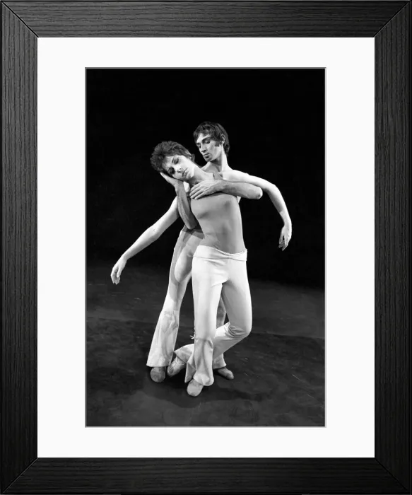 Framed Print : Opening at the Jeanette Cochrane theatre is a new ballet called Living Space Framed Print : Opening at the Jeanette Cochrane theatre is a new ballet called Living Space