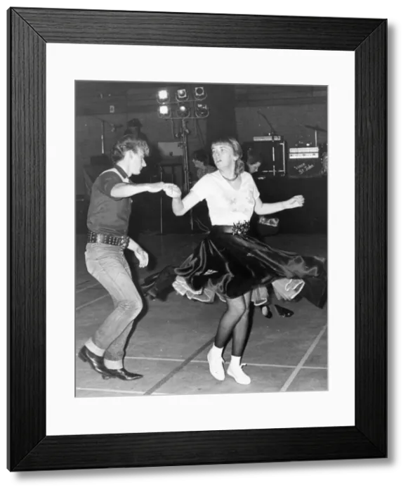 Framed Print : A couple enjoying rock n roll dancing - Jiving Framed Print : A couple enjoying rock n roll dancing - Jiving