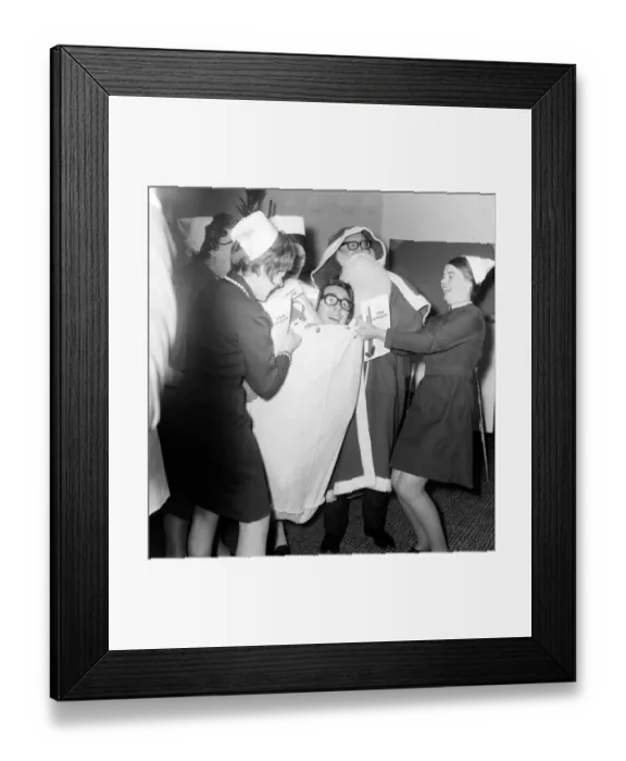 Framed Print : Variety Clubs Christmas Gift Luncheon: After the Variety Club