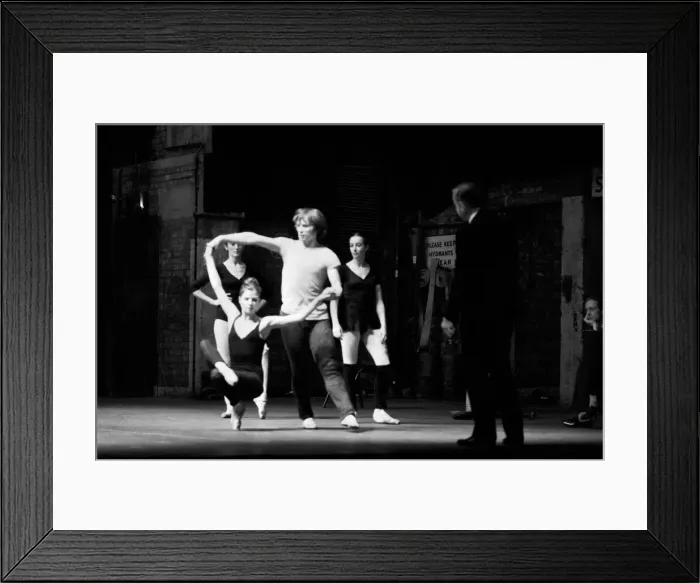 Framed Print : Entertainment dance. The Dutch National Ballet is giving it