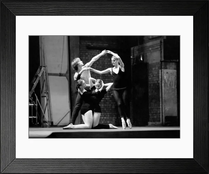 Framed Print : Entertainment dance. The Dutch National Ballet is giving it Framed Print : Entertainment dance. The Dutch National Ballet is giving it