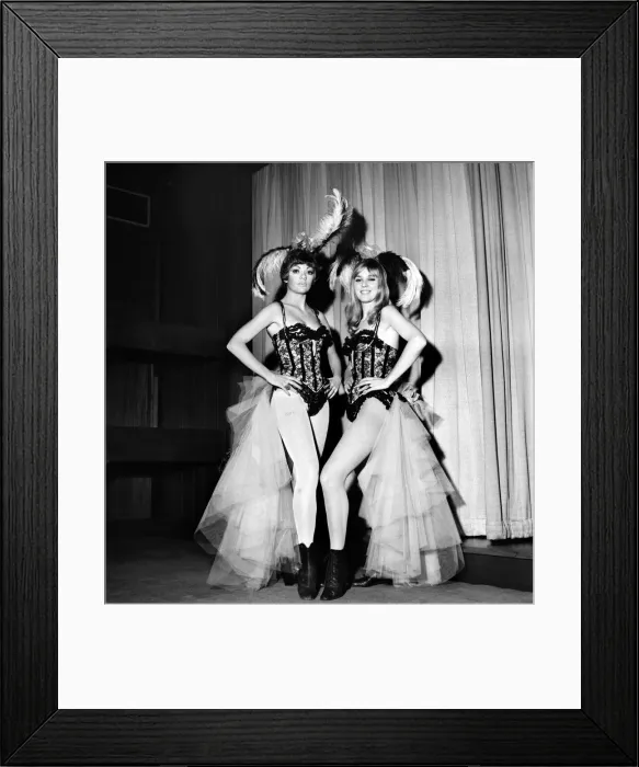 Framed Print : Granada producer Tim Aspinall signed up his own troupe of six dancers
