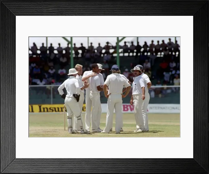 Framed Print : Cricket. West Indies v. England. May 1990 90-2761-307 Framed Print : Cricket. West Indies v. England. May 1990 90-2761-307