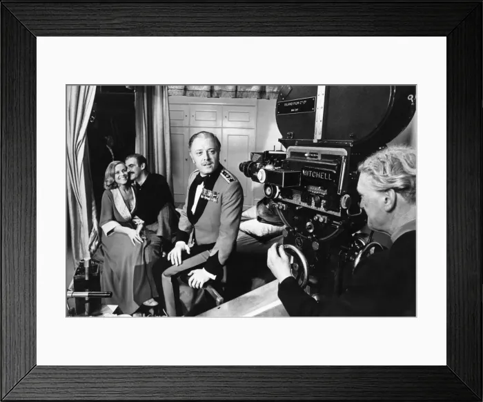 Framed Print : Richard Attenborough, the triumphant new film director, became an actor again on Friday Framed Print : Richard Attenborough, the triumphant new film director, became an actor again on Friday