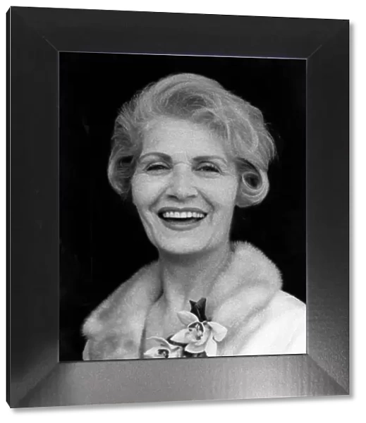 Betty Astell the actress wife of comedian Cyril Fletcher. May 1971 P016880