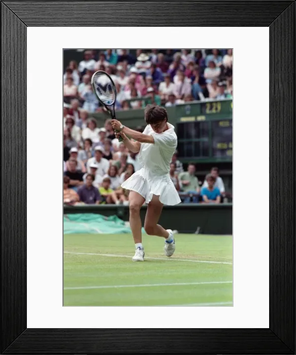 Framed Print : All England Lawn Tennis Championships at Wimbledon Ladies Singles Second Round Framed Print : All England Lawn Tennis Championships at Wimbledon Ladies Singles Second Round