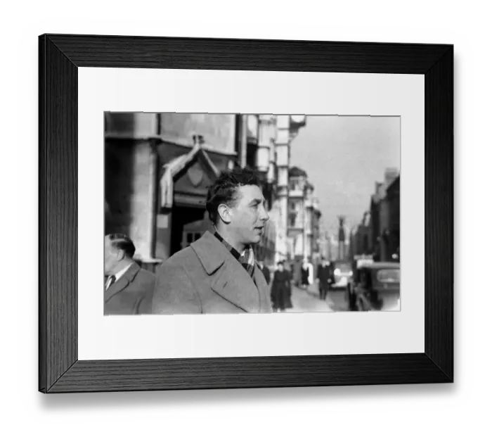 Framed Print : Comedian Frankie Howerd in London. March 1953 D1373