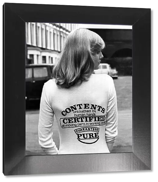Fashion - 1970 s: Tee hee Shirts. Some people will wear anything for laughs
