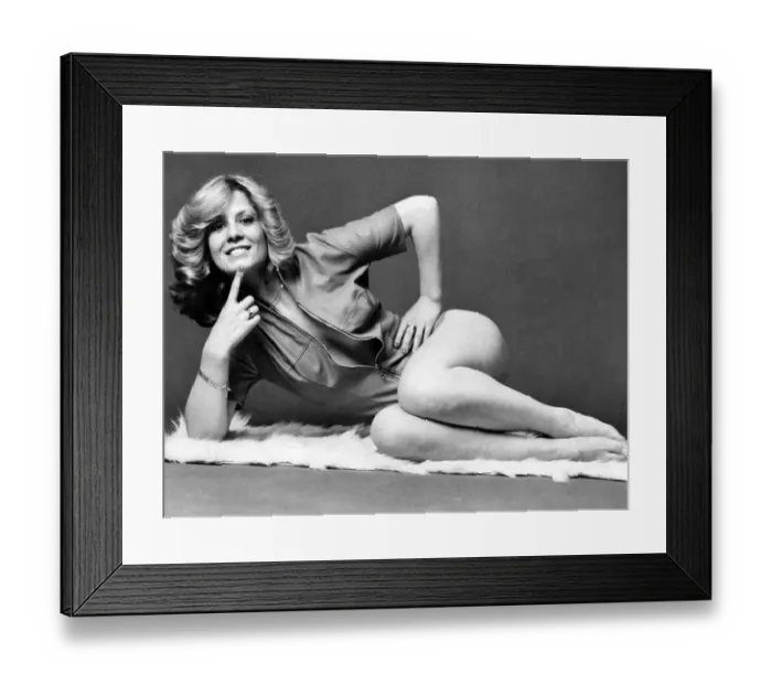 Framed Print : Fashion - 1970 s: Annettes Into Leather. Shapely Scottish lass Annette Lockey Framed Print : Fashion - 1970 s: Annettes Into Leather. Shapely Scottish lass Annette Lockey