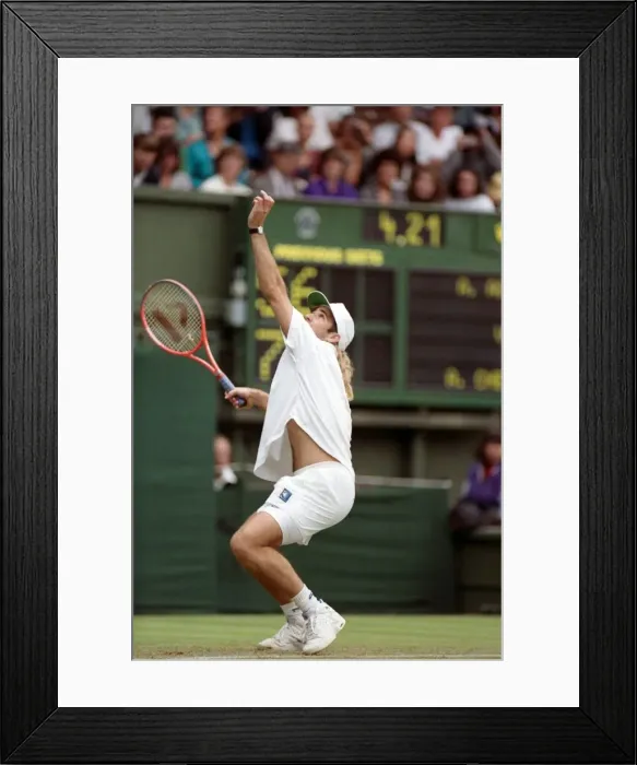 Framed Print : All England Lawn Tennis Championships at Wimbledon Mens Singles First Round match Framed Print : All England Lawn Tennis Championships at Wimbledon Mens Singles First Round match
