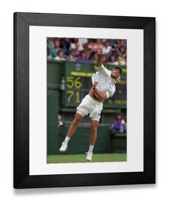 Framed Print : All England Lawn Tennis Championships at Wimbledon Mens Singles First Round match Framed Print : All England Lawn Tennis Championships at Wimbledon Mens Singles First Round match