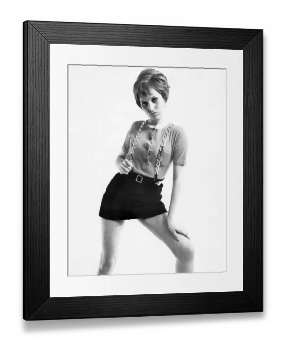 Framed Print : Fashion 1970 s. Brace up for the Fashion that can t fall down