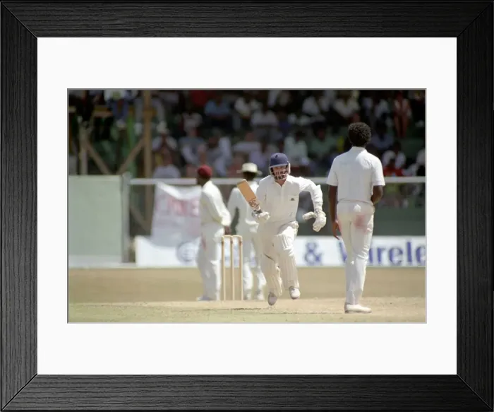 Framed Print : Cricket. West Indies v. England. May 1990 90-2671-022 Framed Print : Cricket. West Indies v. England. May 1990 90-2671-022