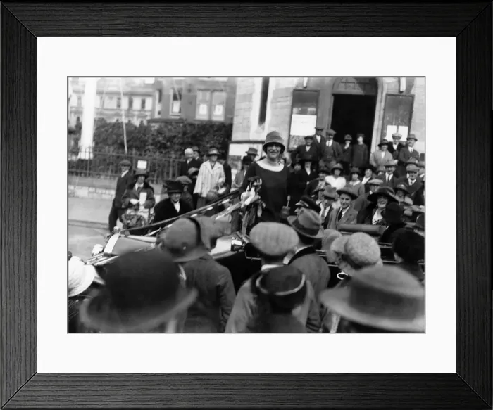 Framed Print : General Election, November 1923. Lady Nancy Astor. Conservative candidate for Sutton Framed Print : General Election, November 1923. Lady Nancy Astor. Conservative candidate for Sutton