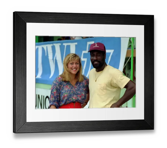 Framed Print : Cricket. West Indies v. England. May 1990 90-2761-021 West Indies captain