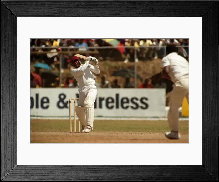 Framed Print : Cricket 1st Test. West Indies v. England. February 1990 90-1173A-158 Framed Print : Cricket 1st Test. West Indies v. England. February 1990 90-1173A-158