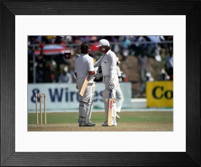 Framed Print : Cricket 1st Test. West Indies v. England. February 1990 90-1173A-010 Framed Print : Cricket 1st Test. West Indies v. England. February 1990 90-1173A-010