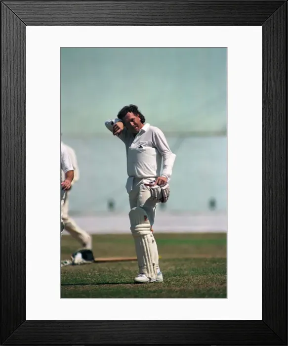 Framed Print : Cricket 1st Test. West Indies v. England. February 1990 90-1173A-004 Framed Print : Cricket 1st Test. West Indies v. England. February 1990 90-1173A-004