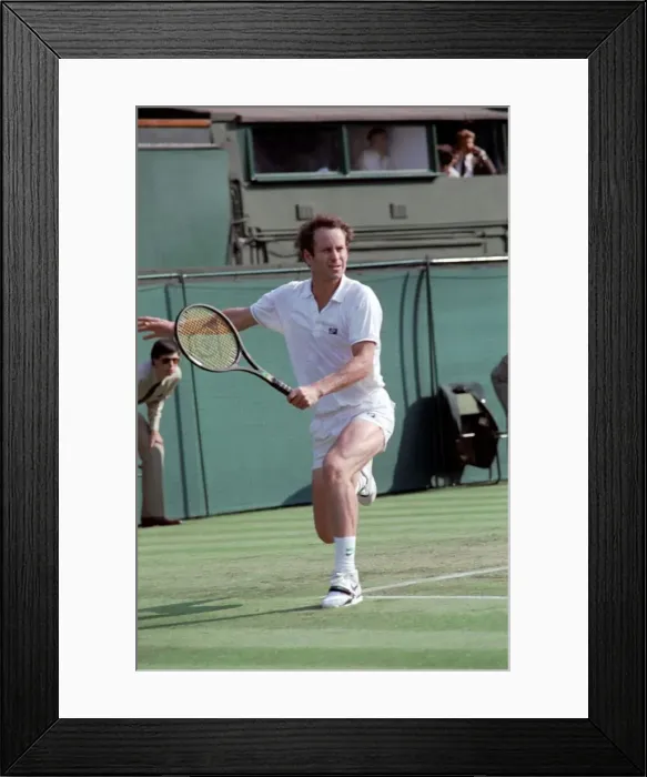 Framed Print : Wimbledon. John McEnroe. June 1988 88-3372-146 Framed Print : Wimbledon. John McEnroe. June 1988 88-3372-146