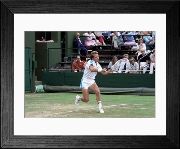 Framed Print : Wimbledon Tennis. John Lloyd. June 1988 88-3422-036
