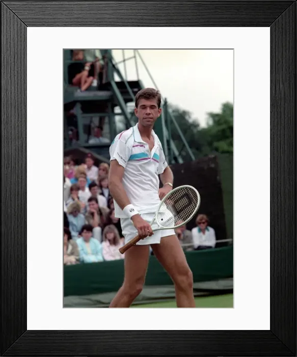 Framed Print : Wimbledon Tennis. Michiel Schapers. June 1988 88-3397-037