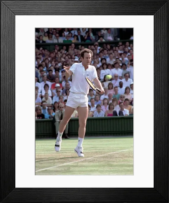 Framed Print : Wimbledon. John McEnroe. June 1988 88-3372-141