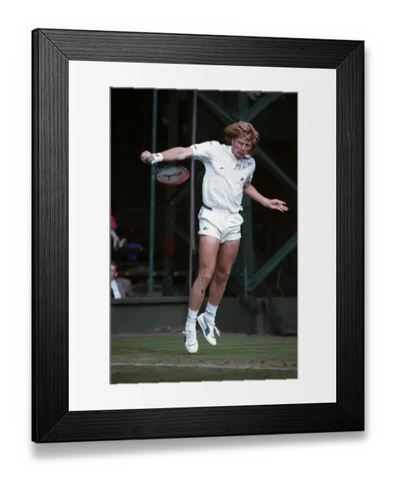 Framed Print : Wimbledon Tennis. Boris Becker (Winner). June 1988 88-3397-124 Framed Print : Wimbledon Tennis. Boris Becker (Winner). June 1988 88-3397-124