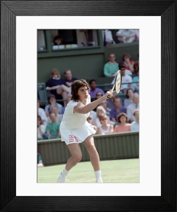 Framed Print : Wimbledon. Gabriella Sabitini v. Radka Zrubakova. June 1988 88-3372-083 Framed Print : Wimbledon. Gabriella Sabitini v. Radka Zrubakova. June 1988 88-3372-083