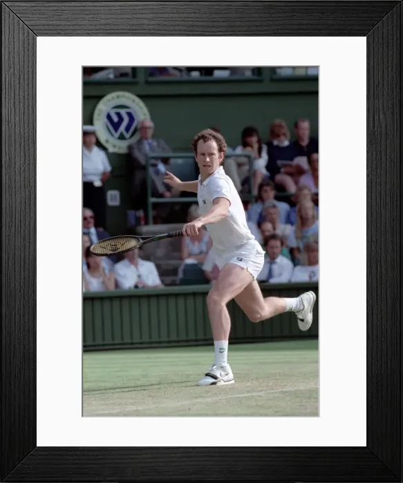 Framed Print : Wimbledon. John McEnroe. June 1988 88-3372-168 Framed Print : Wimbledon. John McEnroe. June 1988 88-3372-168