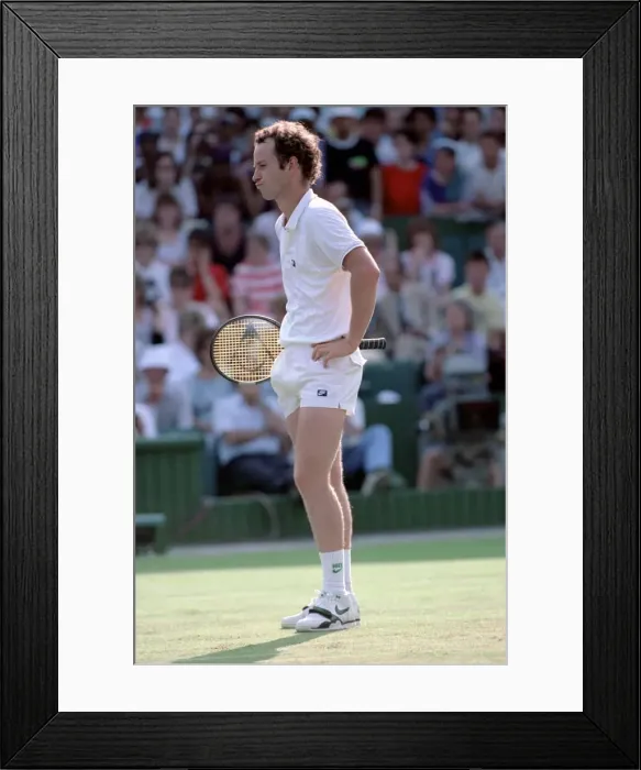 Framed Print : Wimbledon. John McEnroe. June 1988 88-3372-162 Framed Print : Wimbledon. John McEnroe. June 1988 88-3372-162
