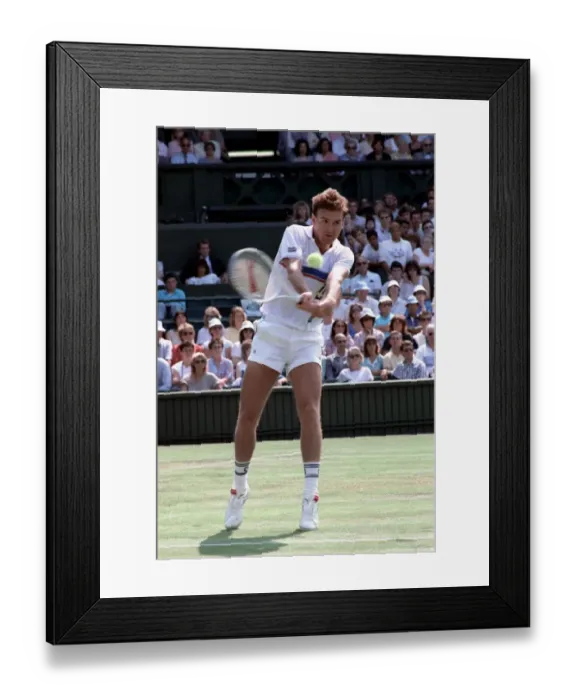 Framed Print : Wimbledon. Jimmy Connors. June 1988 88-3372-073 Framed Print : Wimbledon. Jimmy Connors. June 1988 88-3372-073