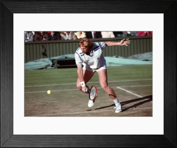 Framed Print : Wimbledon Mens Semi-Final. July 1988 88-3559-034 Framed Print : Wimbledon Mens Semi-Final. July 1988 88-3559-034