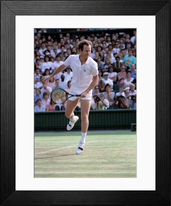 Framed Print : Wimbledon. John McEnroe. June 1988 88-3372-137