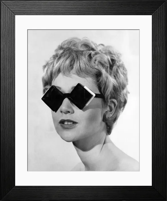Framed Print : Glasses : Spectacles : Sunglasses fashion 1968. April 1968 P018633
