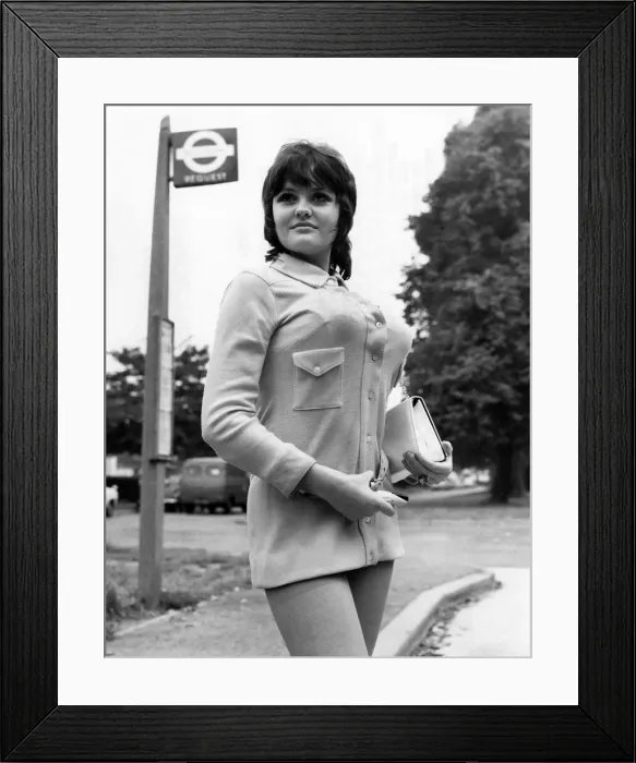 Framed Print : Instant sex appeal. 18-year-old Lindsay Anne Lord normally has a modest 34-inch bust